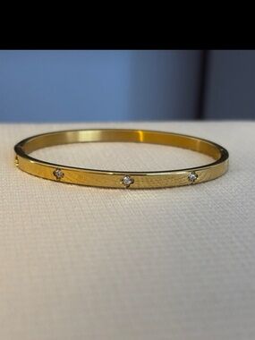 Indigo Lune Gold Emily Bangle